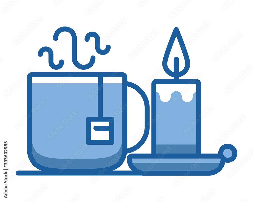 merry christmas candle isolated icon merry christmas candle isolated icon
