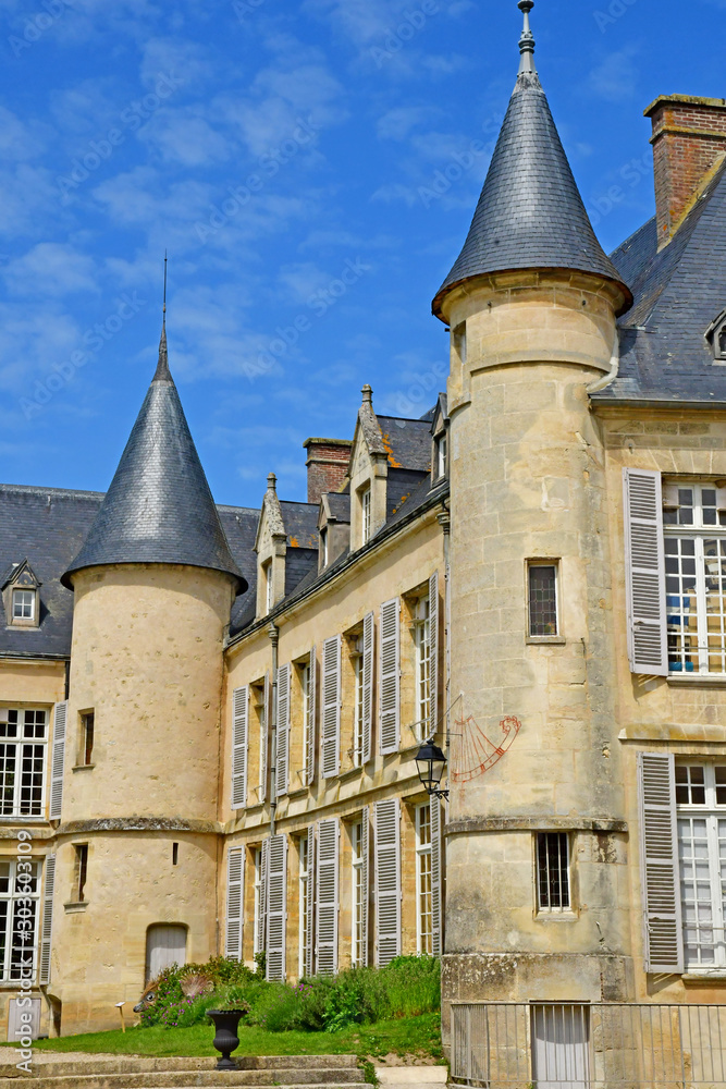 Themericourt; France - may 24 2019 : castle