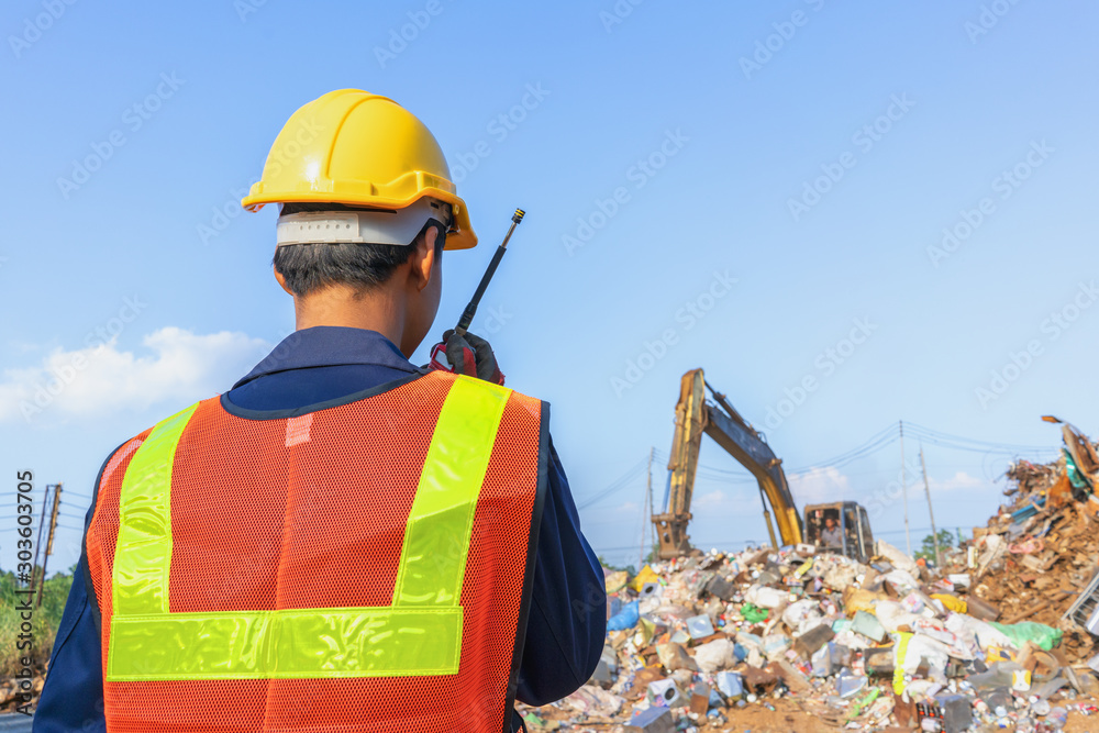 recyclable waste, Workers sort out waste for recycling. recyclable waste, Workers sort out waste for recycling.