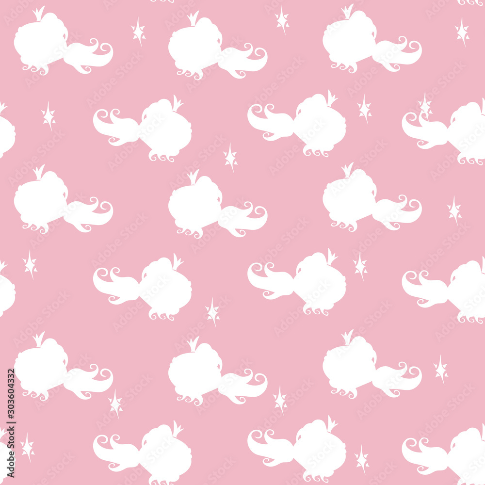 fish, pattern, set, fashionista, princess, seamless, pajamas fish, pattern, set, fashionista, princess, seamless, pajamas