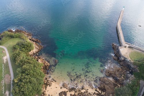 Plage de pors melen à Douarnenez photo