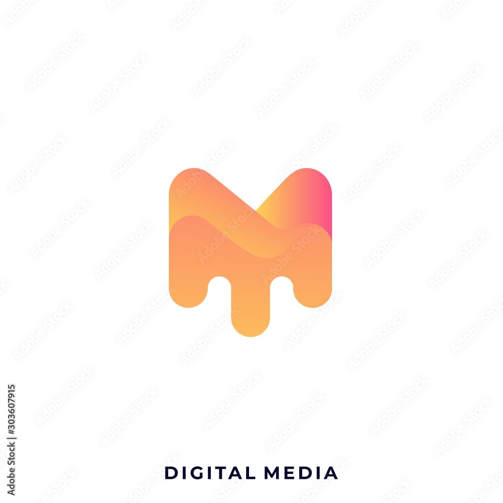 Media Message Illustration Vector Design Template Media Message Illustration Vector Design Template