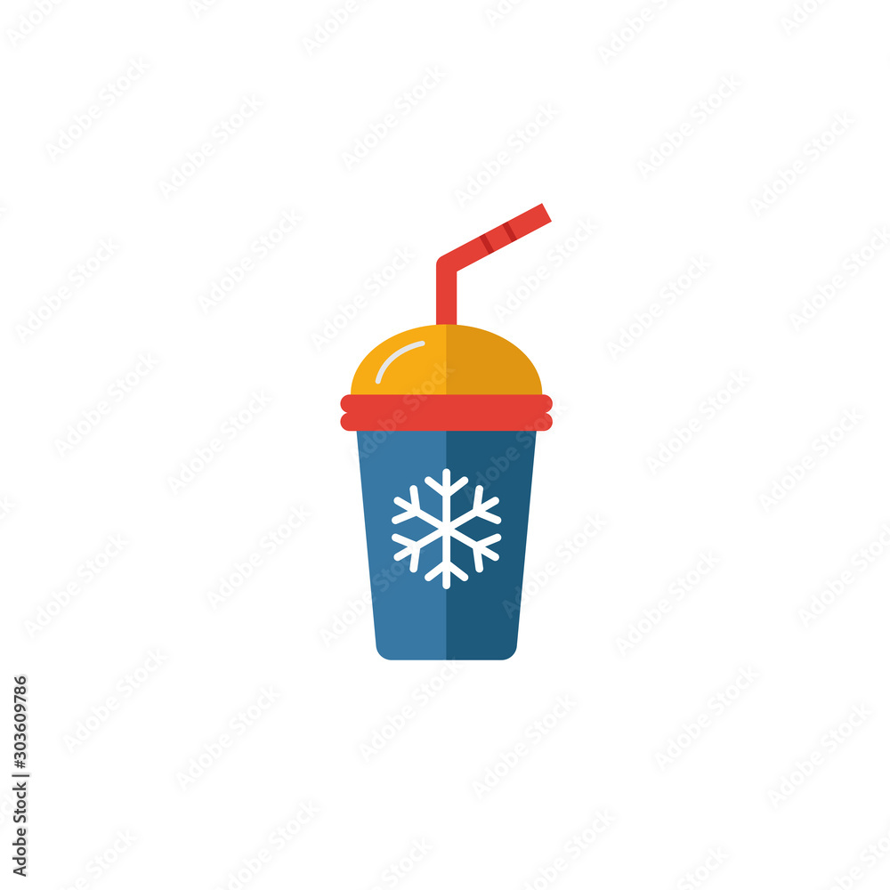 Obraz na plátně Ice Coffee icon