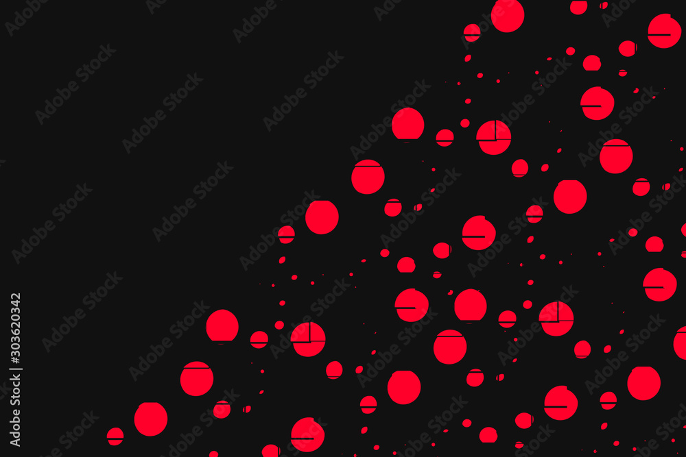 abstract black and red background