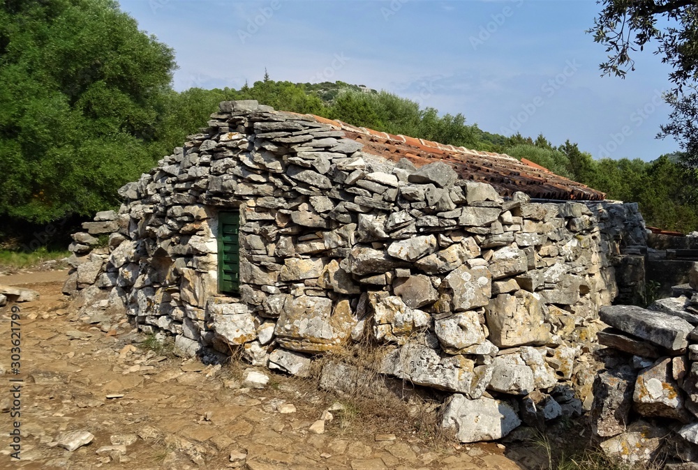 old house made of rocks