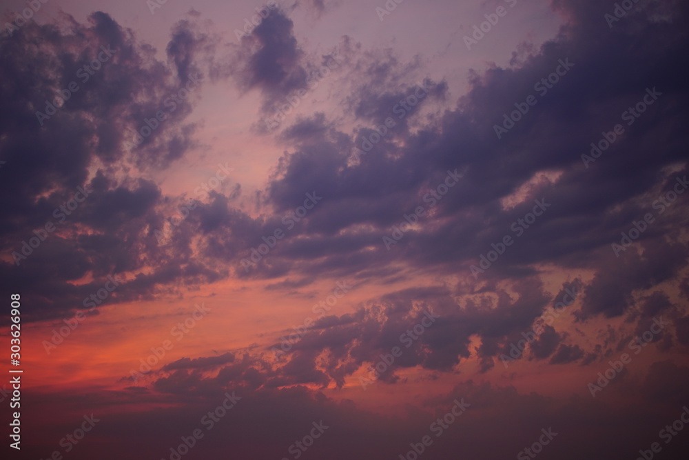 Obraz premium Abendhimmel