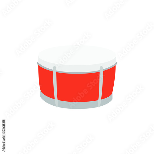 Drum vector emoji