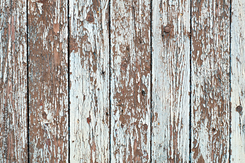 Old shabby scratched planks, Wooden Background Texture