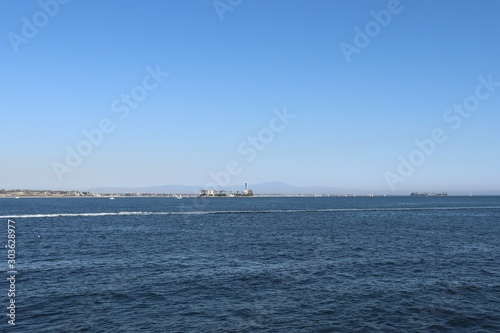 view of long beach harbor