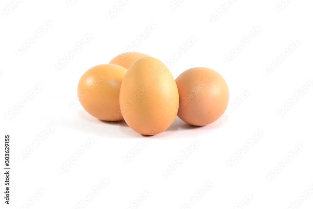 egg on white background egg on white background
