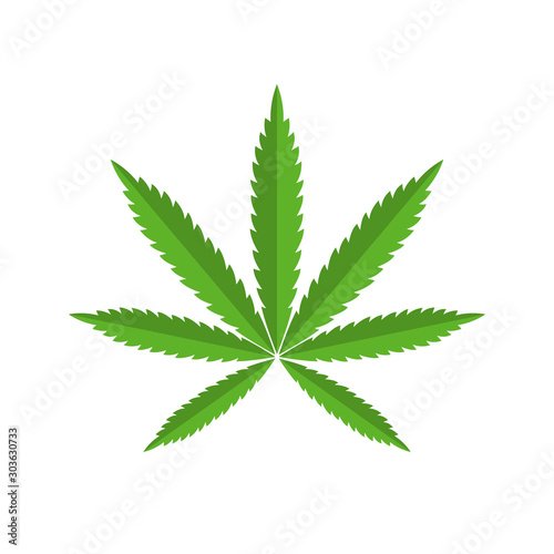 Marijuana Leaf, Cannabis ,  Drug Icon.