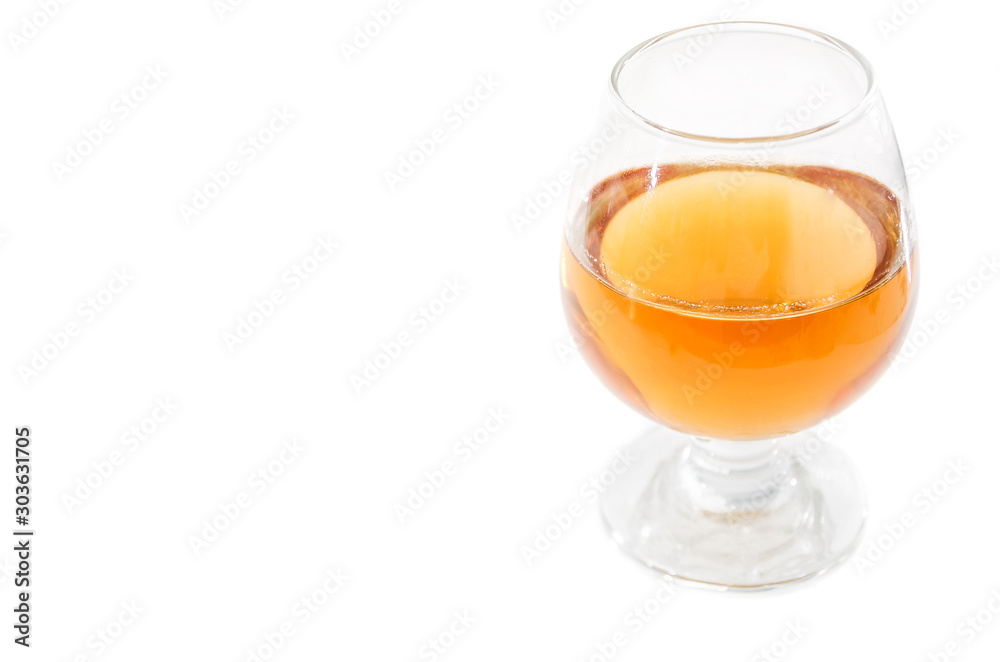 glass of whiskey isolated on a white background. glass of whiskey isolated on a white background.