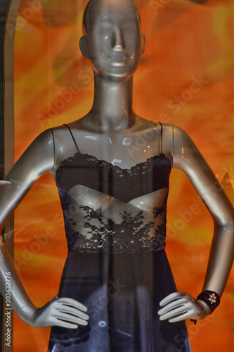 Paris; France - april 2 2017 : cloth shop in rue du Faubourg Saint Honore photo