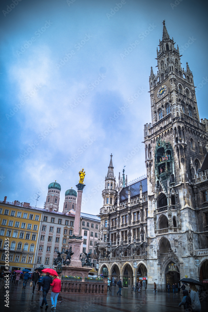 The architecture of Munich