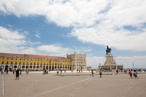 A central square in Lisbon