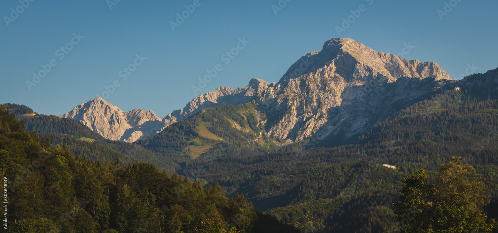 Gebirgskette Berchtesgaden, Alpen, Bayern