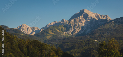 Gebirgskette Berchtesgaden  Alpen  Bayern