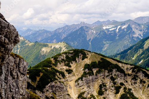 Obraz na płótnie Panorama im Ammergebirge