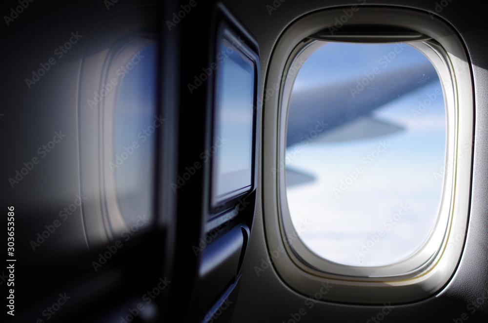 view from the window of an airplane view from the window of an airplane