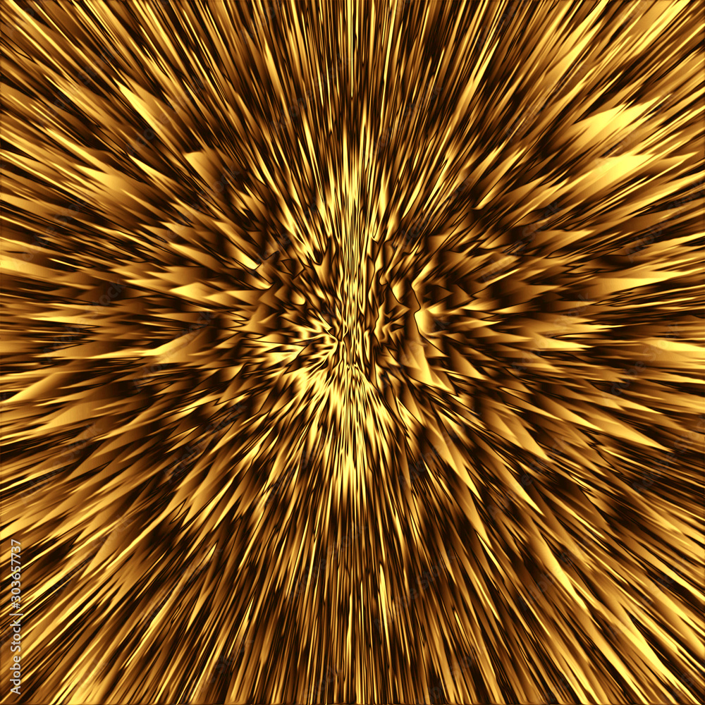 Gold ray background and glowing beam texture, burst. Gold ray background and glowing beam texture, burst.