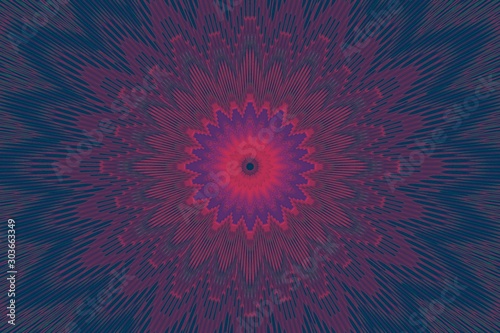 purple pattern floral manda...