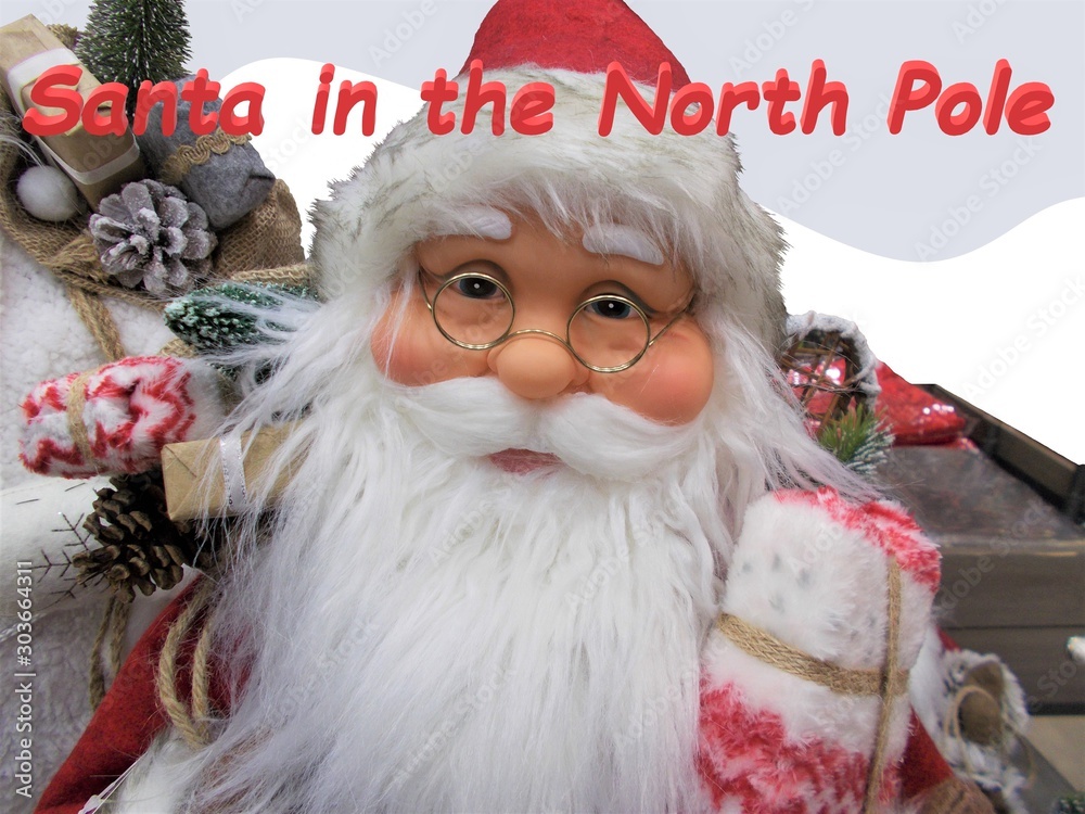 Santa claus leaving north pole discount
