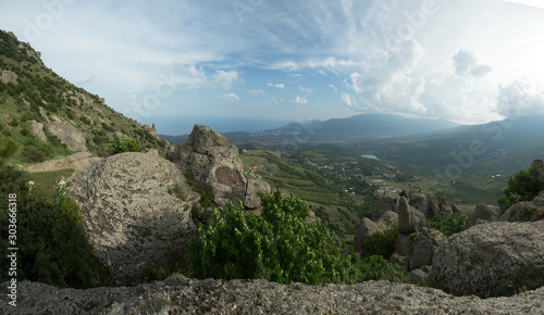 mountain landscape panorama of Crimea
