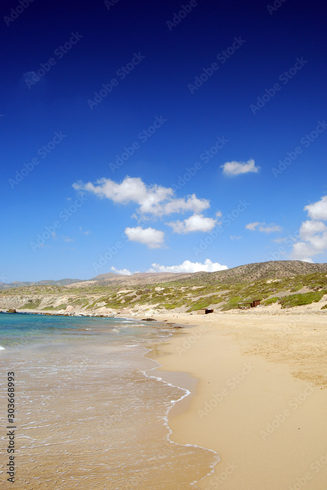 beach and sea in cyprus