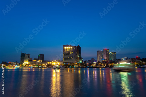 Saigon River Cityscape