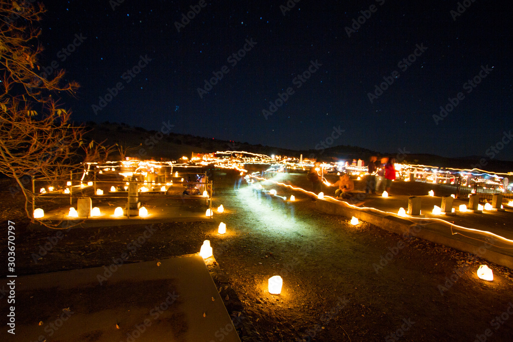 All Souls Day Hornitos Ca. Long expositor night Photography