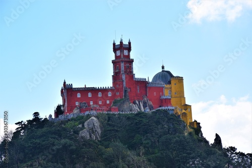 Pena National Palace in Sintra, Portugal