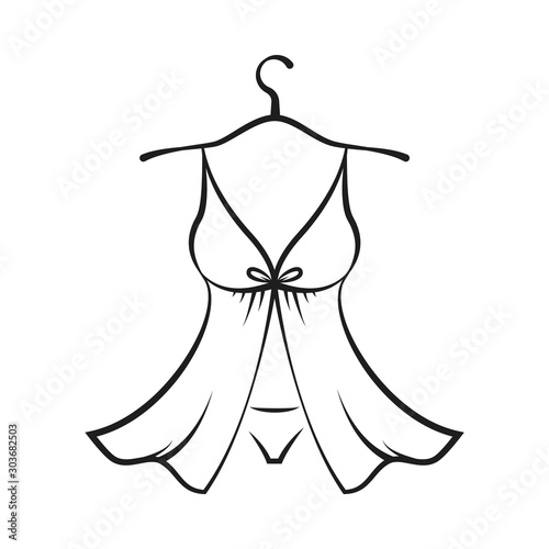Women nightgown lace