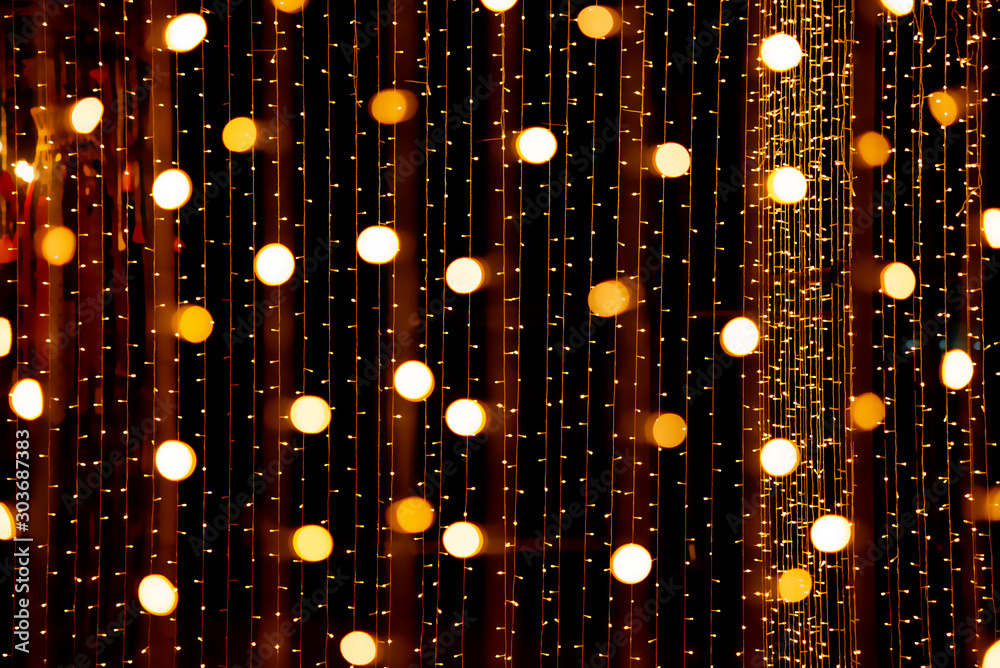 Decorated light closeup for abstract background. Decorated light closeup for abstract background.