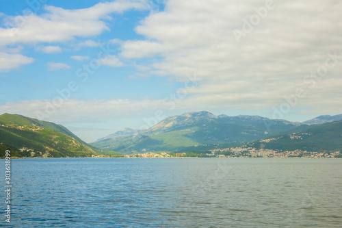 the different suburb views of nature, mountains, forests and seascapes of  Boka Kotorska bay of Adriatic sea, Montenegro © yos_moes