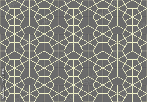 The geometric pattern with lines. Seamless vector background. Grey texture. Graphic modern pattern. Simple lattice graphic design
