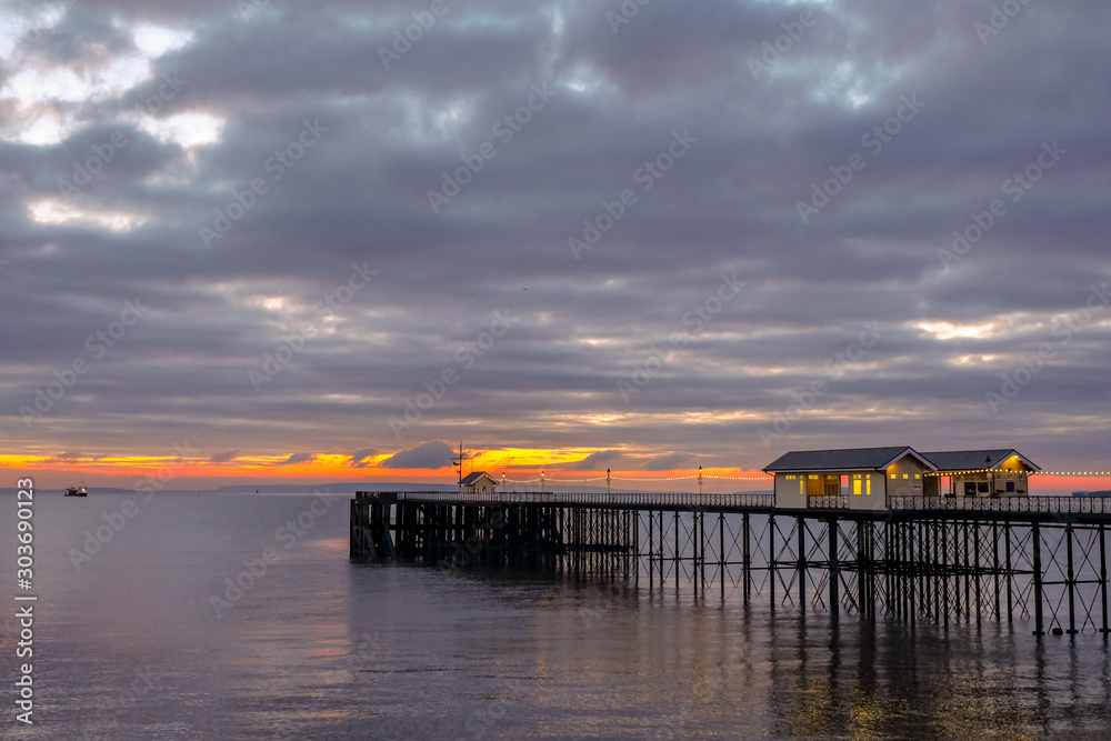 Penarth Pier Sunrise Penarth Pier Sunrise