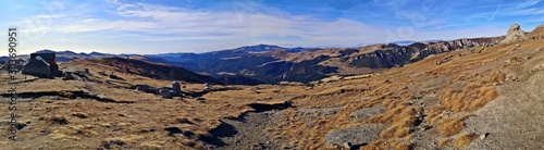 Autumn in the mountains - panoramic picture