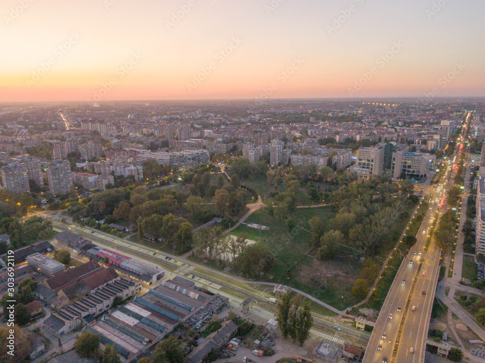Aerial view of Liman park 