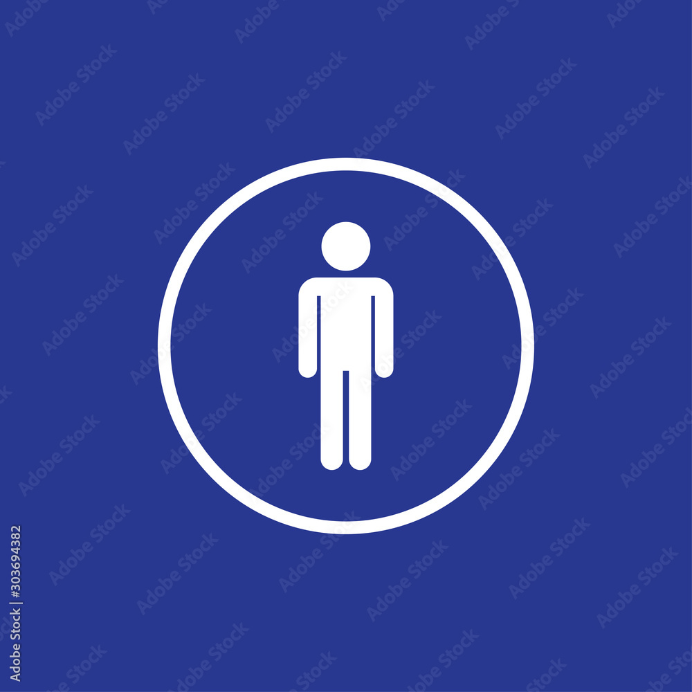 Man icon illustration isolated vector sign symbol Man icon illustration isolated vector sign symbol