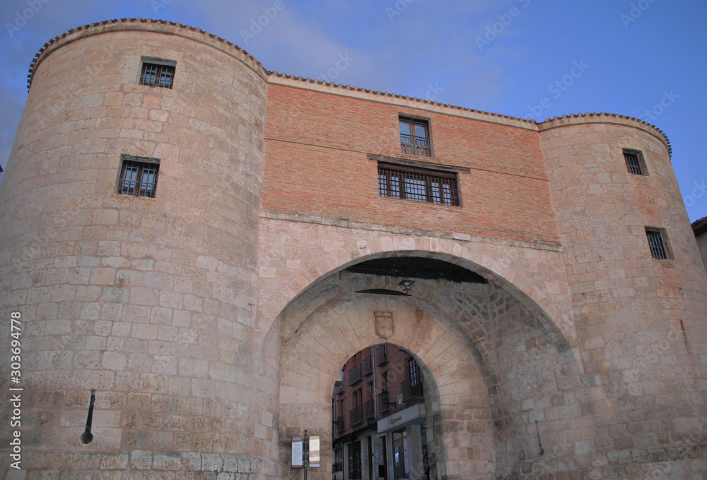 Arco de la Cárcel en Lerma (Burgos, Castilla y León, España)