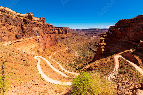 Shafer Trail, Canyonlands National Park, Moab, Utah photo