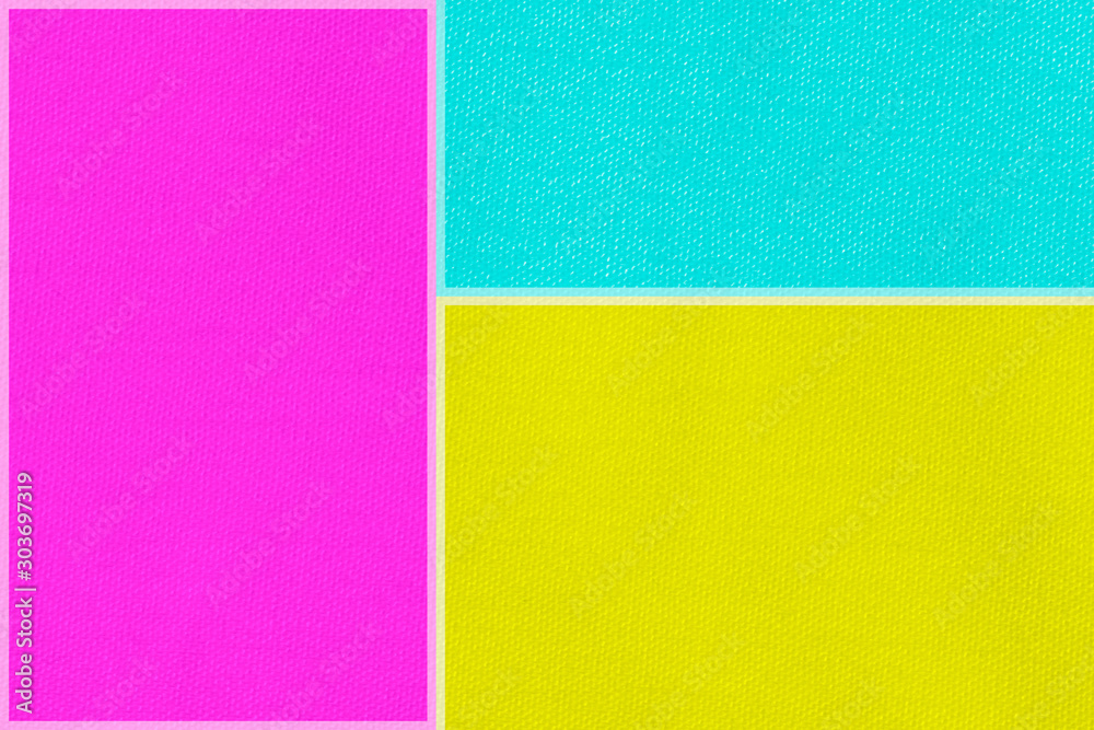 abstract square grid empty space multicolored pink blue and yellow pastels tone fabric pattern cool background have pretty textures