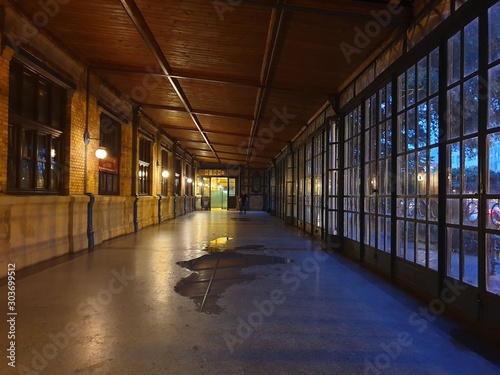 Interior of old rail station