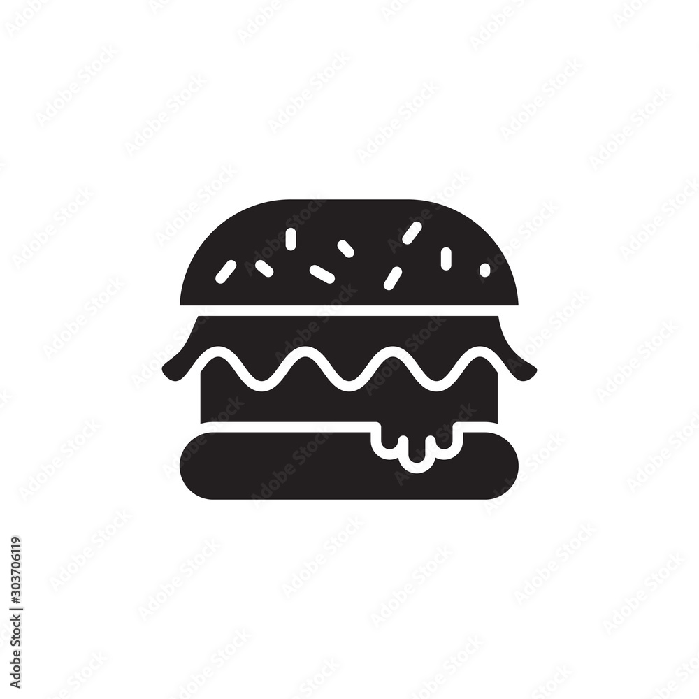 flat black glyph hamburger icon. Logo element illustration. hamburger design. vector eps 10 . hamburger concept. Can be used in web and mobile . flat black glyph hamburger icon. Logo element illustration. hamburger design. vector eps 10 . hamburger concept. Can be used in web and mobile .