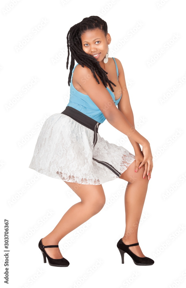 Naklejka premium african girl