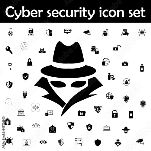 Spy, agent icon. Cyber security icons universal set for web and mobile