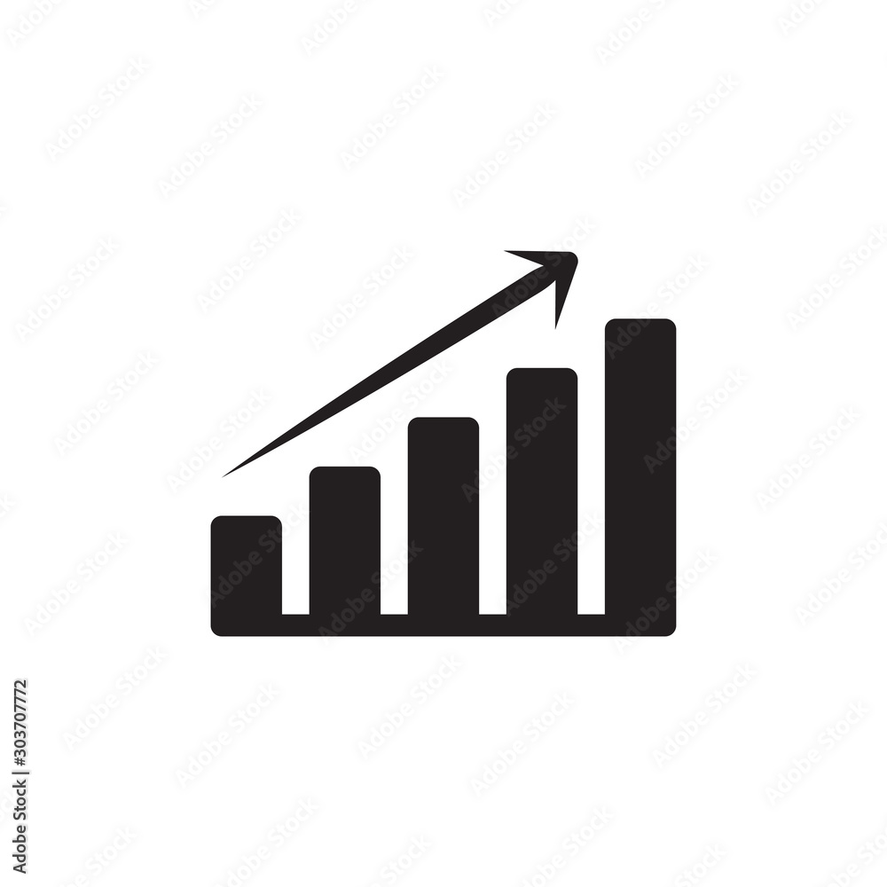 flat black glyph growth bar icon. Logo element illustration. growth bar design. vector eps 10 . growth bar concept. Can be used in web and mobile flat black glyph growth bar icon. Logo element illustration. growth bar design. vector eps 10 . growth bar concept. Can be used in web and mobile