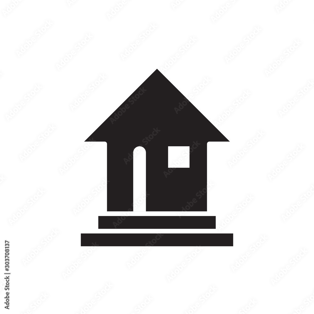 flat black glyph home icon. Logo element illustration. home design. vector eps 10 . home concept. Can be used in web and mobile . flat black glyph home icon. Logo element illustration. home design. vector eps 10 . home concept. Can be used in web and mobile .