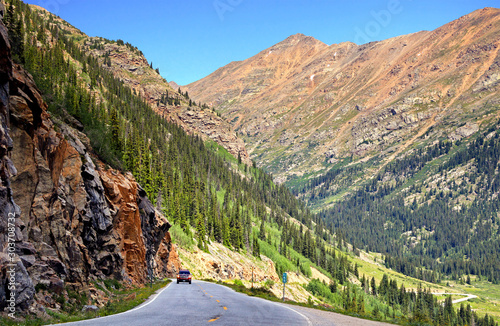 Colorado's Highway 82 links Leadville with Aspen via Independence Pass. photo