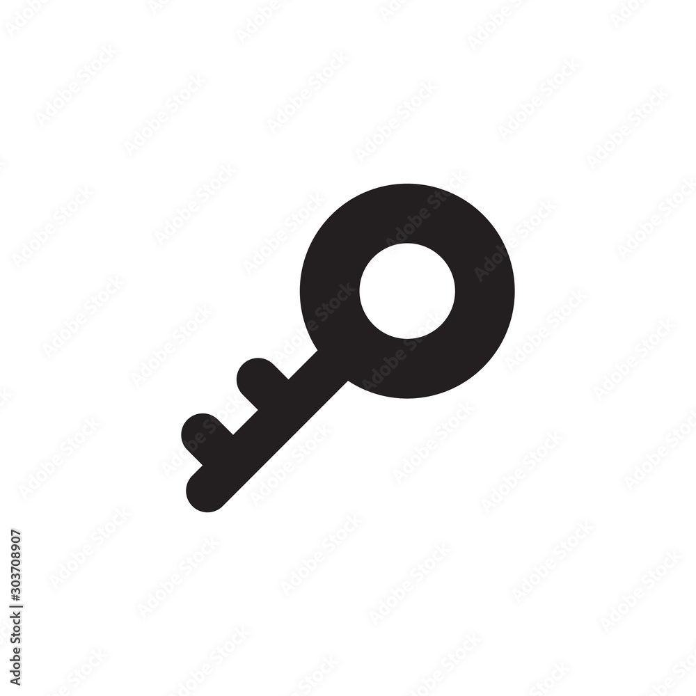flat black glyph key icon. Logo element illustration. key design. vector eps 10 . key concept. Can be used in web and mobile . flat black glyph key icon. Logo element illustration. key design. vector eps 10 . key concept. Can be used in web and mobile .